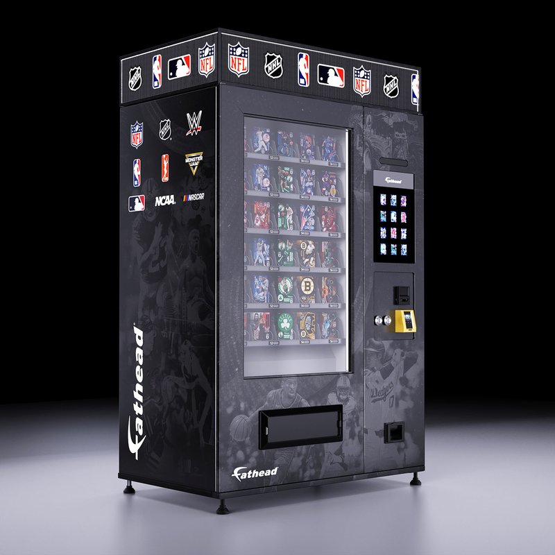 Fathead licensed brand vending machine
