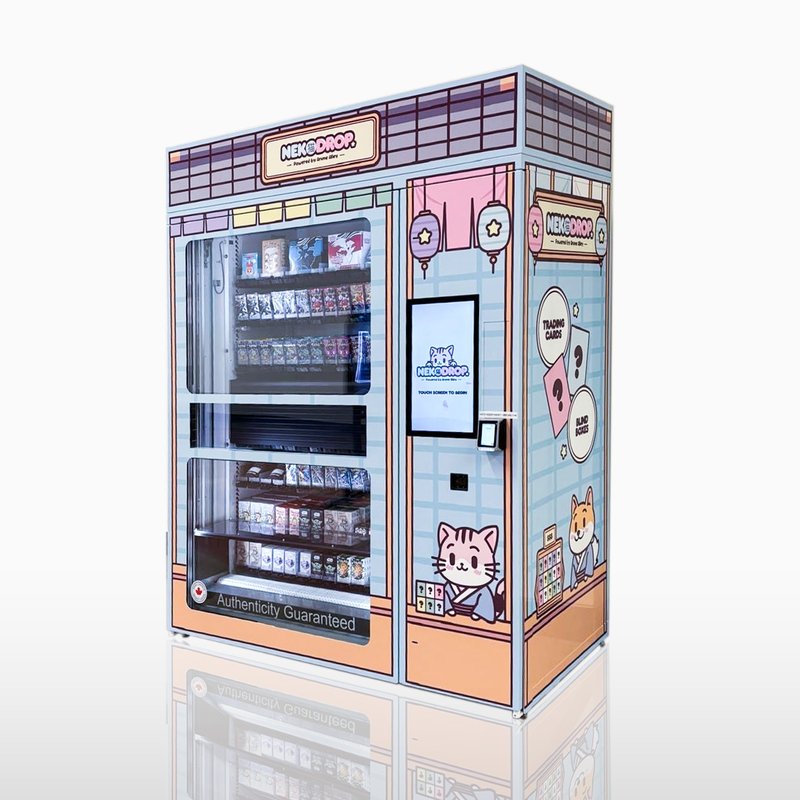 NekoDrop licensed collectibles vending machine by RetailPod